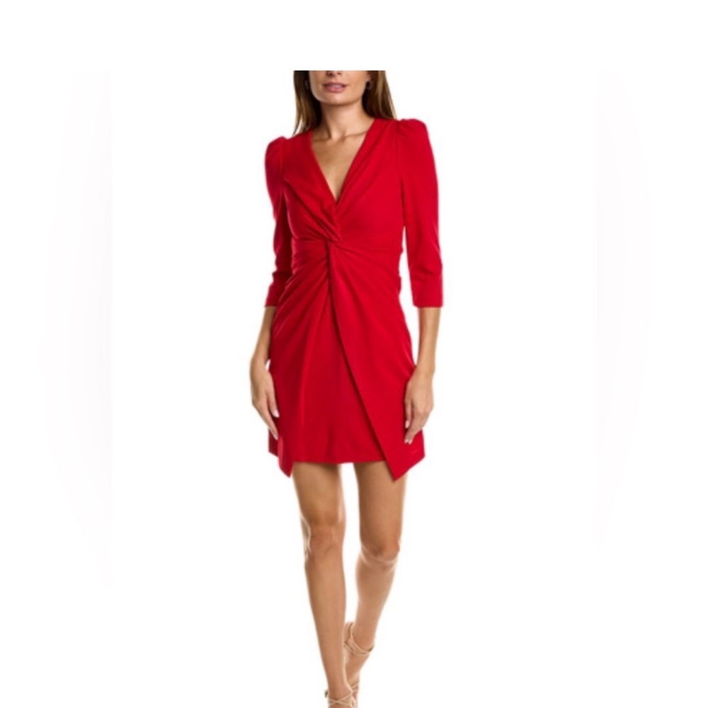Julia Jordan Red Twist Front Dress, NWT, size 8